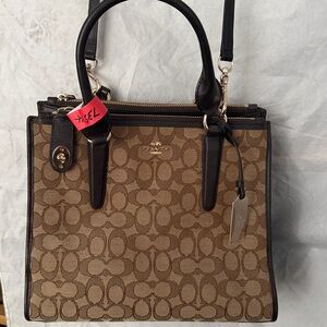 Coach Stanton 26 Carryall Jacquard Crossbody Bag